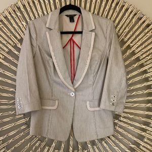 White House Black Market Pin Striped Blazer